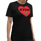 STEM in Heart w/ Molecule Dark T-Shirts