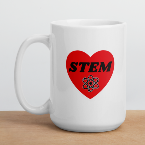 STEM in Heart w/ Molecule Mug